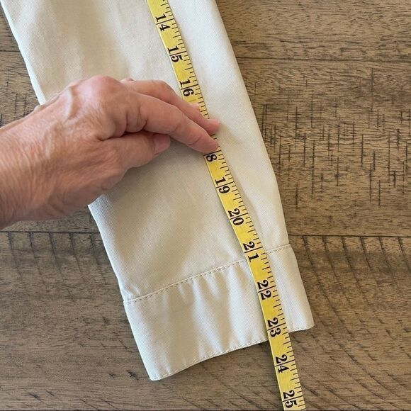 Chico's Tan Denim Jacket with Bling and Embroidery - Size 8 - Picture 8 of 11